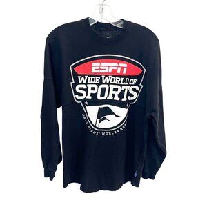Disney Parks Spirit Jersey ESPN Legends Made Here Black Long Sleeve Tee Size XS